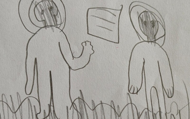 Santiago: Dos extraterrestres visitaron el Colegio Barros Luco