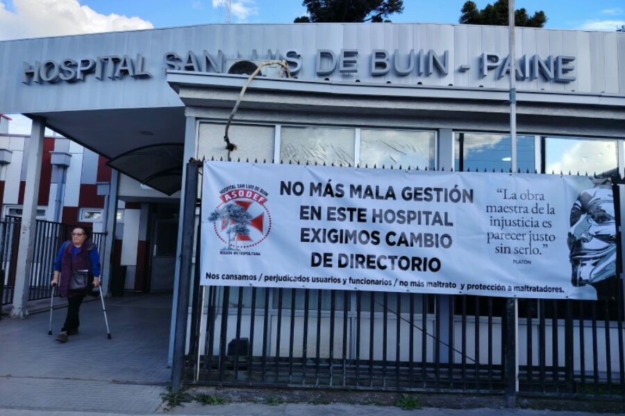 Movilización de trabajadores del Hospital San Luis de Buin culmina con salida del director y fase de fiscalización gremial